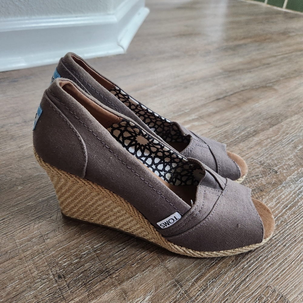 Toms Michelle Espadrille Wedges